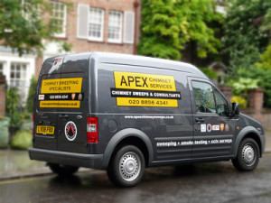 chimney sweeps van